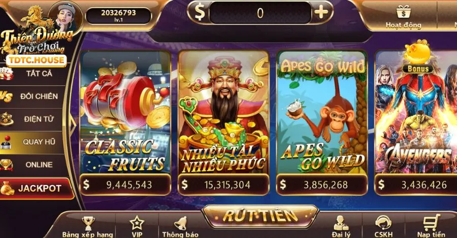 Nổ hũ Slot Game NHATVIP